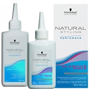 Schwarzkopf Комплект Natural Glamour для Химической Завивки Труднозавиваемых Волос №0, 80+100 мл