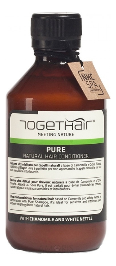 Togethair Кондиционер Pure Natural Conditioner Ультра-Мягкий для Ежедневного Использования, 250 мл