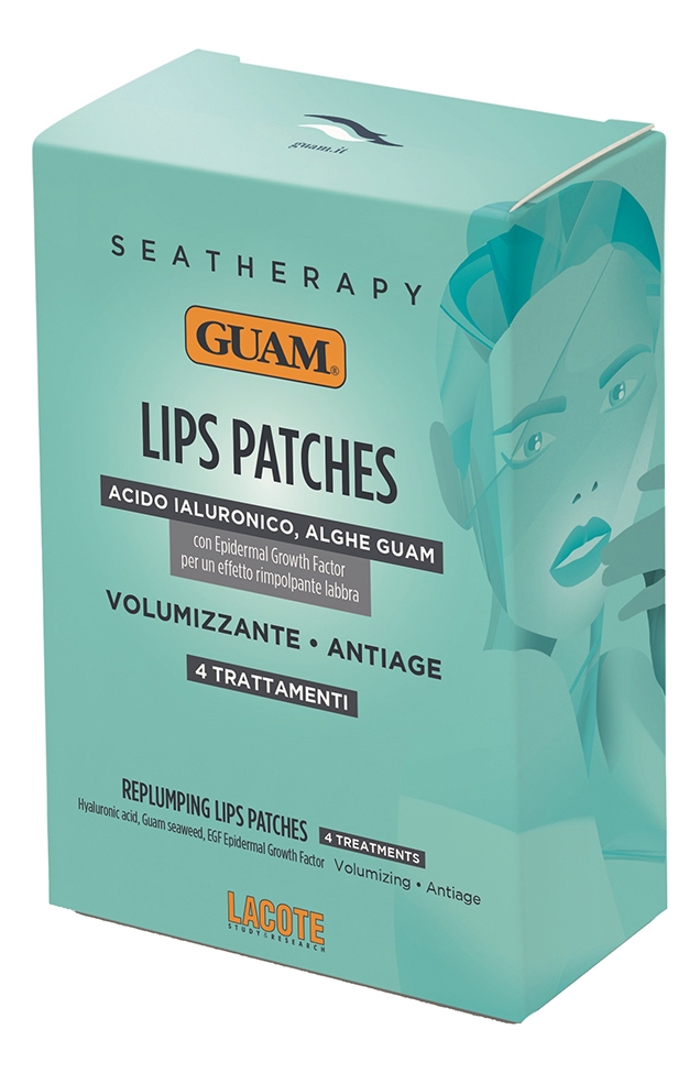GUAM Патчи Replumping Lips Patches для Увеличения Объема Губ, 4 шт