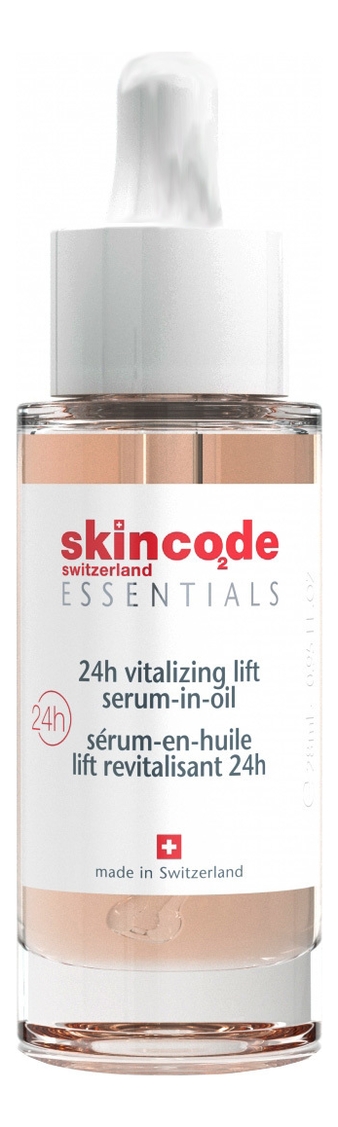 Skincode Сыворотка Essentials 24H Vitalizing Lift Serum-In-Oil Ревитализирующая Подтягивающая в Масле, 28 мл