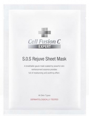 Cell Fusion C Маска S.O.S Rejuve Sheet Mask Тканевая, 15г маска deoproce color synergy effect sheet mask yellow green