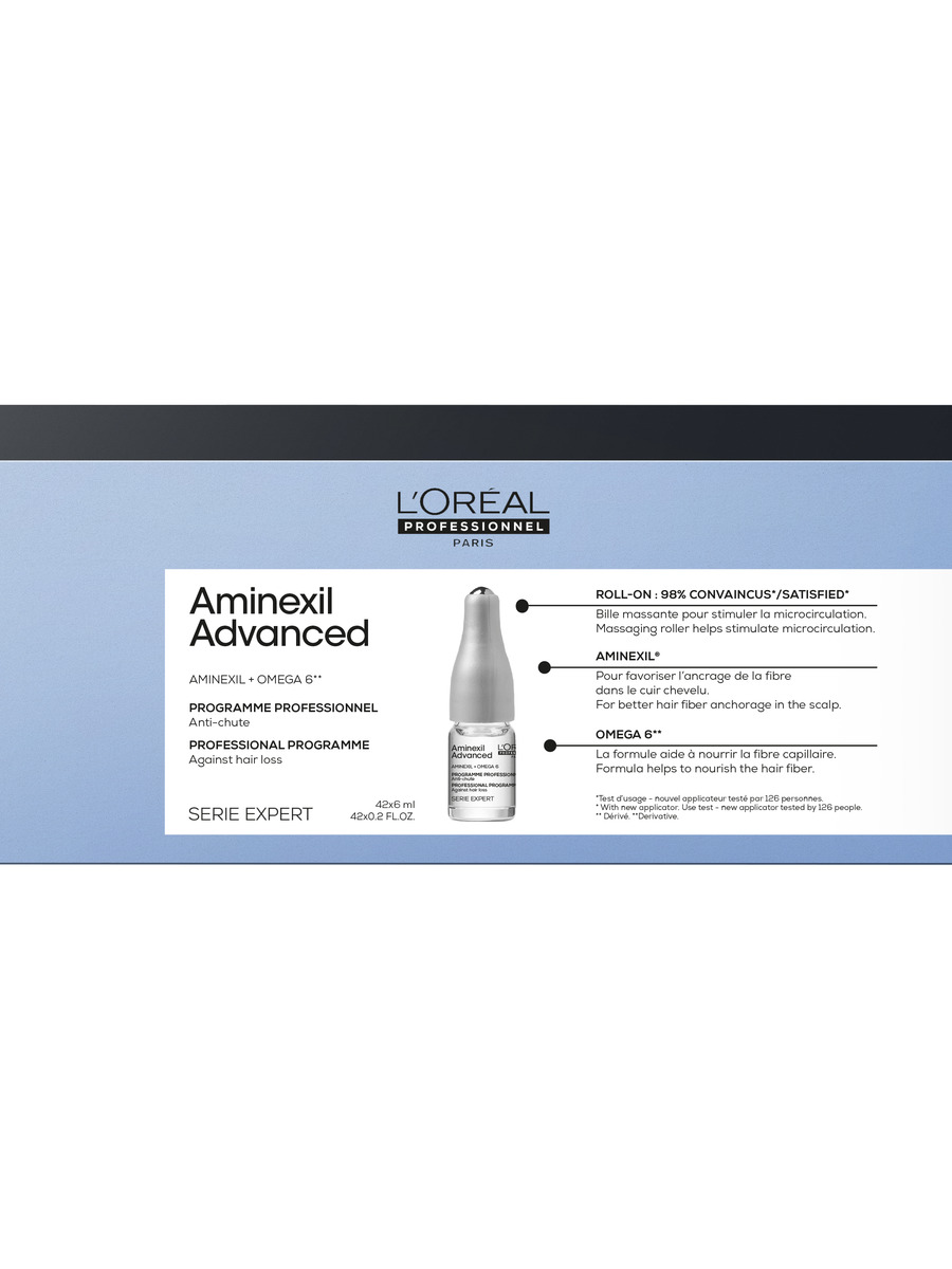 L'Oreal Professionnel Ампулы Aminexil Advanced Scalp Аминексил Эдванст Против Выпадения Волос, 42*6 мл