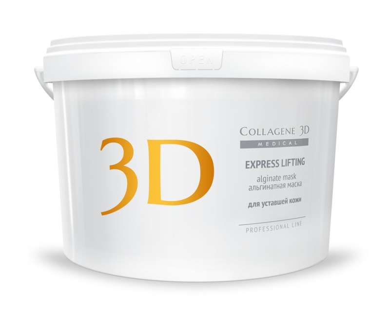 Collagene 3D Альгинатная маска для лица и тела с экстрактом женьшеня Express Lifting, 1200 г Collagene 3D Альгинатная маска для лица и тела с экстрактом женьшеня Express Lifting, 1200 г