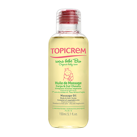 Topicrem Массажное Масло для Тела и Кожи Головы для Мам и Детей, 150 мл