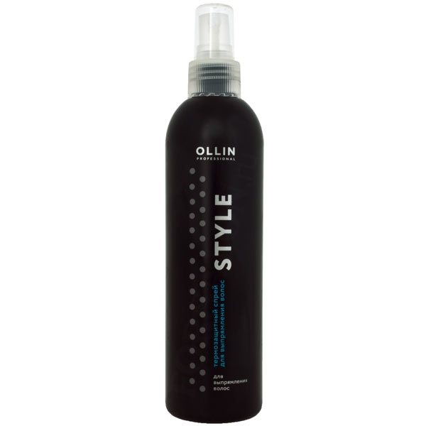 OLLIN PROFESSIONAL STYLE Термозащитный Спрей для Выпрямления Волос Thermo Protective Hair Straightening Sp, 250 мл