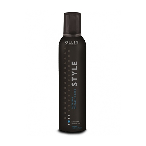 OLLIN PROFESSIONAL STYLE Мусс для Укладки Волос Средней Фиксации Mousse Medium Hold, 250 мл