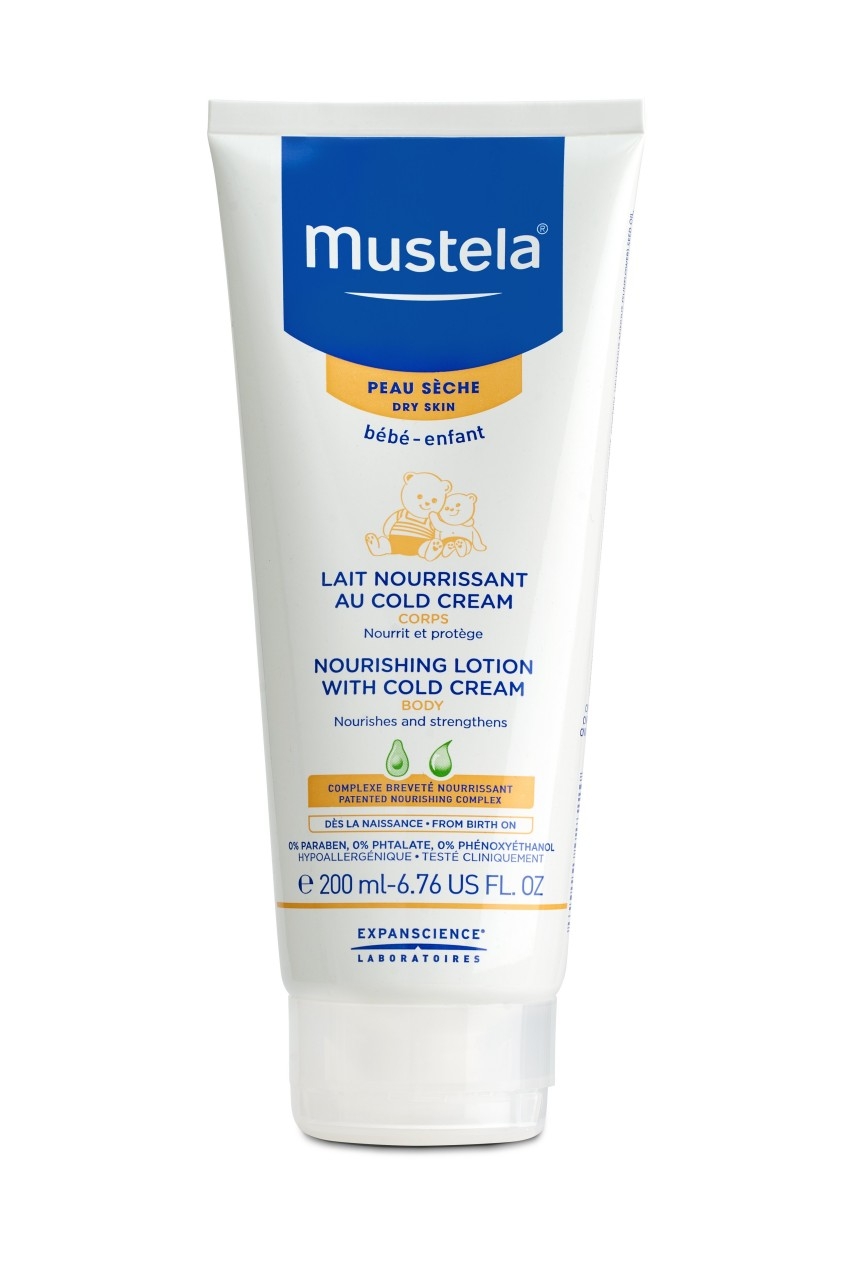 Mustela Молочко Mustela Bebe Питательное для Тела с Кольд-Кремом Бебе, 200 мл mustela gel lavant doux