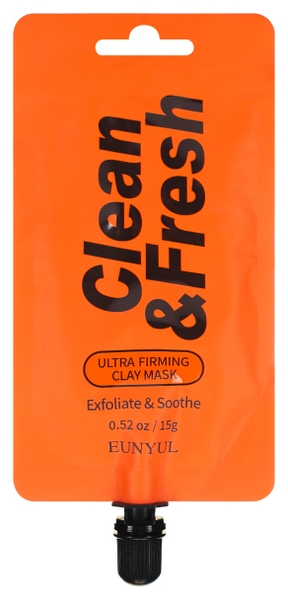 Eunyul Глиняная Маска для Повышения Упругости Кожи Clean & Fresh Ultra Firming Clay Mask, 15г