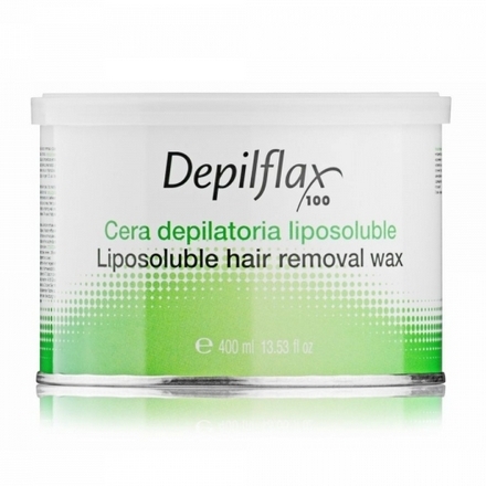 Depilflax Воск Liposoluble Hair Removal Wax Теплый в Банке Азуленовый, 400 мл depileve воск банановый в банке