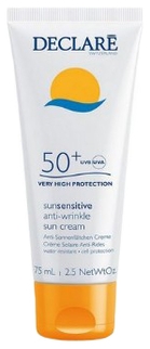 Declare Солнцезащитный Крем SPF 50+ с Омолаживающим Действием Anti-Wrinkle Sun Cream SPF 50+, 75 мл