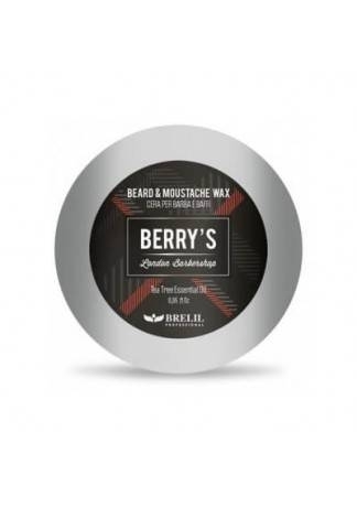 Brelil Professional Воск для бороды и усов BERRIES BEARD & MOUSTACHE WAX, 25 мл