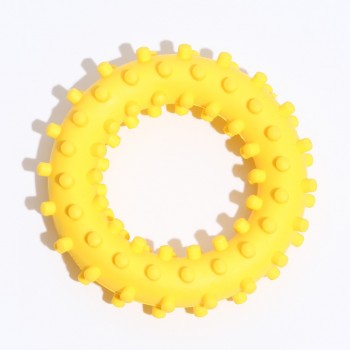 Игрушка Кольцо с Шипами №2 6,8 см Жёлтая, 1 шт