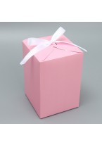 Коробка Складная Розовая 12 × 18 × 12 см, 1 шт