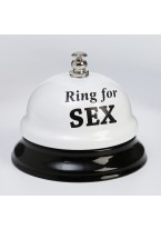 Звонок Ring for a Sex Настольный Белый, 1 шт