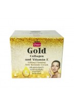 Лифтинг-Крем GOLD Lifting Firming Anti-Wrinkle Cream Укрепляющий для Лица Золото, Коллаген и Витамин Е, 100 мл