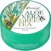 Патчи Aloe Vera&Green Tea Hydrogel Eye Patch Гидрогелевые Алоэ и Зеленый Чай, 60 шт