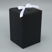 Коробка Складная Черная 12 × 18 × 12 см, 1 шт