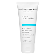 Крем ElastinCollagen Azulene Moisture Cream with Vitamins A, E & HA for Normal Skin Увлажняющий Азуленовый с Коллагеном и Эластином для Нормальной Кожи, 60 мл