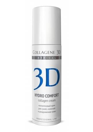 Collagene 3D Крем для лица с аллантоином, для раздраженной и сухой кожи Hydro Comfort, 150 мл