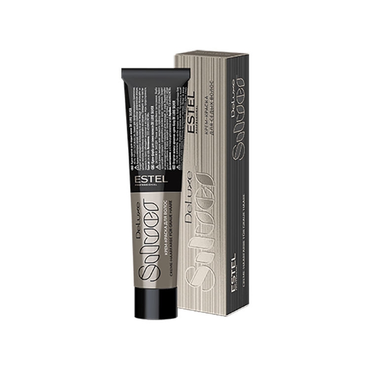 ESTEL Крем-Краска De Luxe Silver Стойкая для Волос, 60 мл