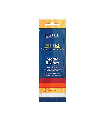 ESTEL Sun Flower Крем для Загара Magic Bronze 2 Уровень, 15 мл