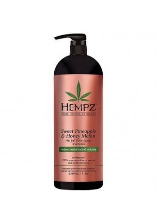 HEMPZ Шампунь Растительный Ананас и Медовая Дыня для Придания Объёма, 1000 мл HEMPZ Шампунь Растительный Ананас и Медовая Дыня для Придания Объёма, 1000 мл