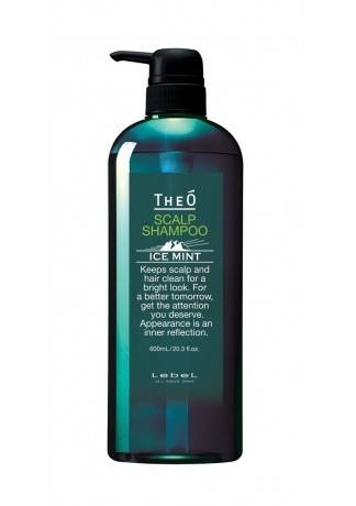 Lebel Cosmetics Шампунь Theo Scalp Shampoo Ice Mint, 600 мл шампунь для волос lebel theo scalp ice mint 600 мл