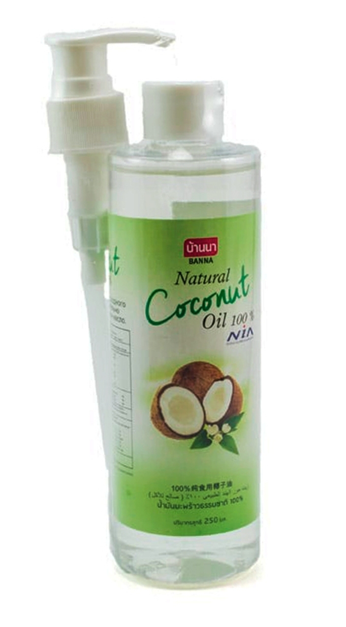 Banna Масло 100 % Coconut Oil Натуральное Кокосовое Холодного Отжима, 250 мл
