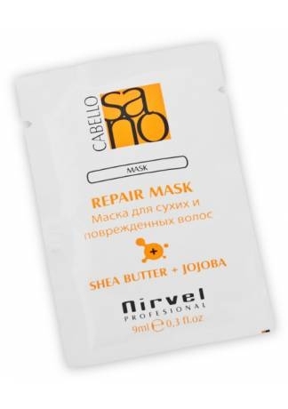 Nirvel Professional Маска для Сухих и Поврежденных Волос REPAIR MASK, 9 мл