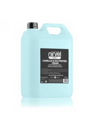 Nirvel Professional Маска-Блеск для Окрашенных Волос CAMELLIA& SILC PROTEIN, 5000 мл