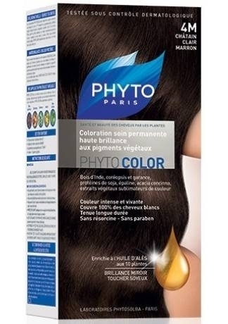 Phyto Краска для Волос Светлый Каштан 4М  Фитоколор