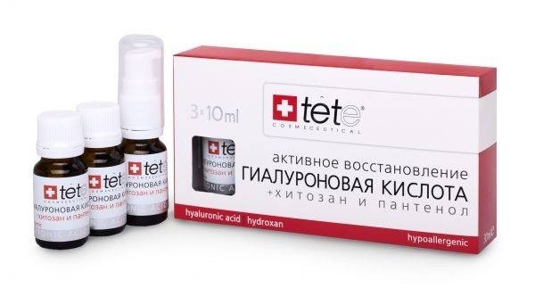 TETe Cosmeceutical Гиалуроновая кислота + Хитозан и пантенол, 30 мл