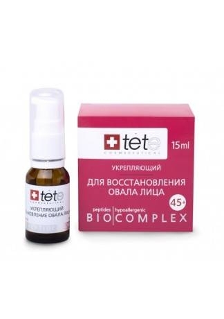 TETe Cosmeceutical Биокомплекс укрепляющий для восстановления овала лица 45+, 15 мл