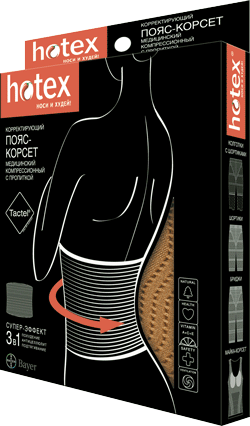 Hotex Пояс- Корсет Нotex Черный